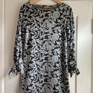 LOFT Shift Dress, Pale Blue/Grey, XXSP